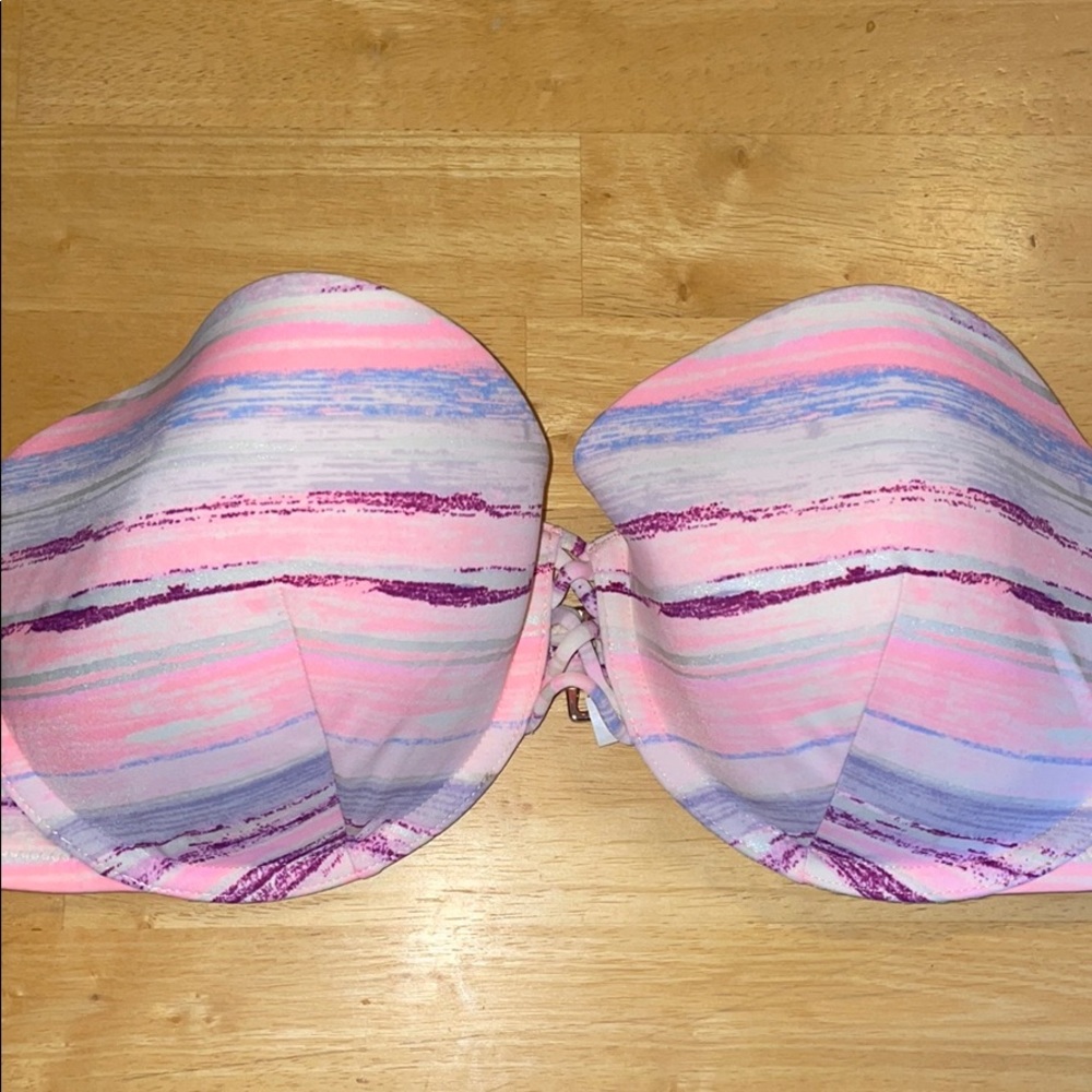 Victoria’s Secret Bandeau Swim Top Size: 34DD